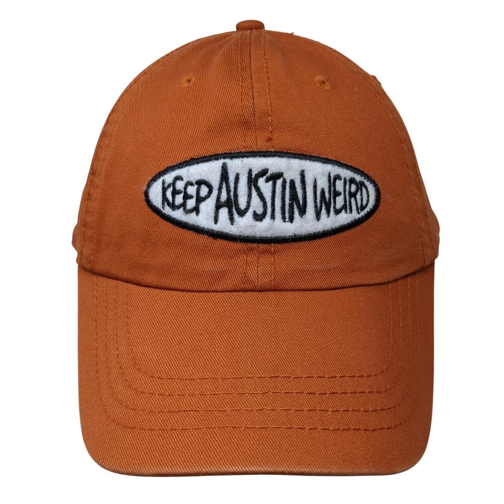 Keep Austin Weird Slideback Hat Brown One Size Book People Outdoor Cobra